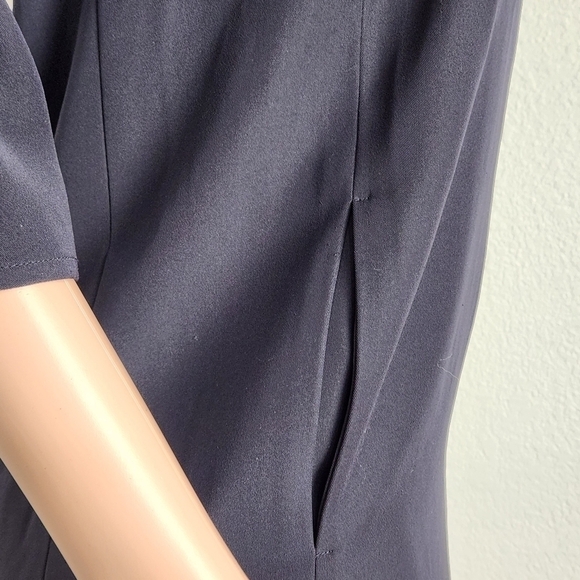 ANN Taylor Modern Black Hi-Low Dress Size: XSP - Picture 11 of 13